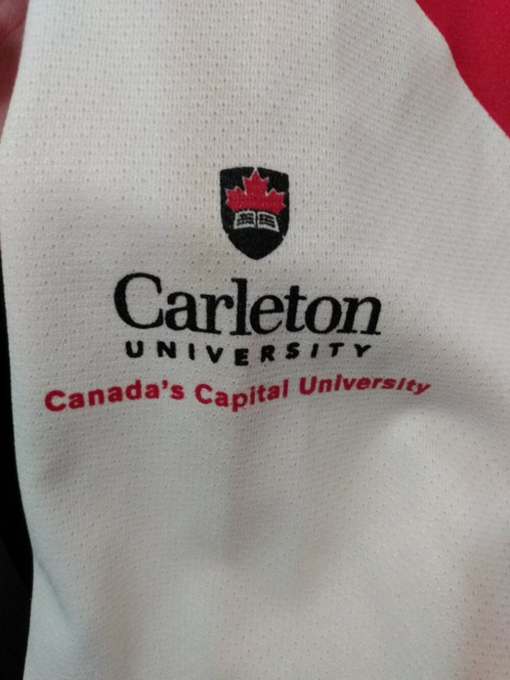 Vintage Carleton University Hockey Jersey Mens XL Ravens Ottawa - Picture 8 of 9